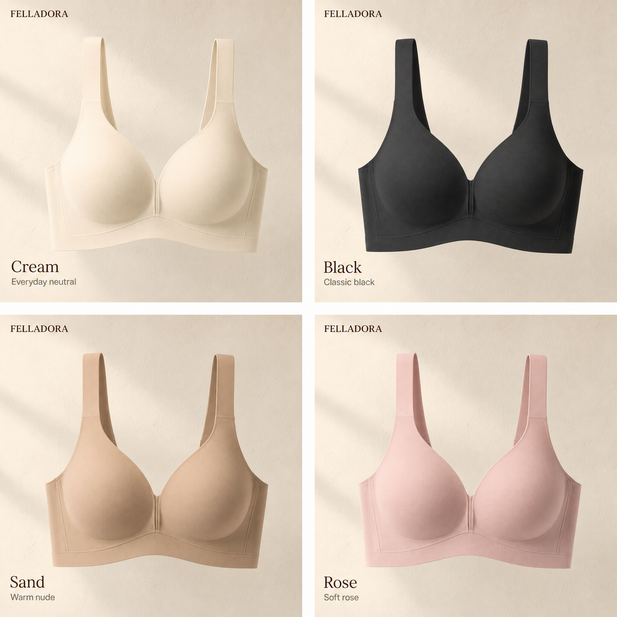 FELLADORA'S Jelly Wireless Bras